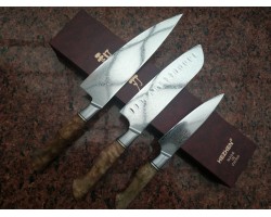 Набір кухонних ножів HEZHEN MS 3 шт-foto7
