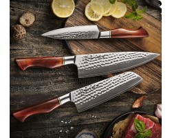 Набір кухонних ножів HEZHEN MS Pro 3 шт