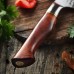 HEZHEN Master series Pro із порошкової сталі в дамаску, Сантоку ніж, 180мм