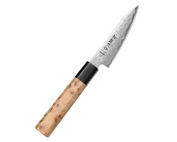 HEZHEN Aogami Damascus Овочевий ніж 106 mm-foto6
