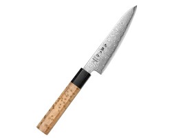 HEZHEN Aogami Damascus Універсальний ніж 135 mm
