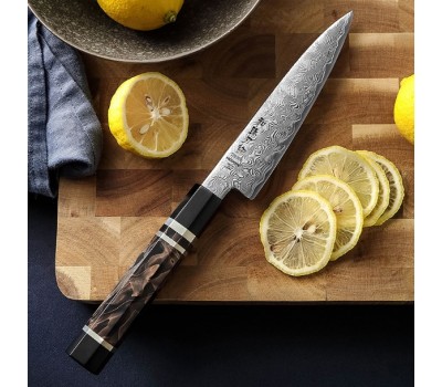 HEZHEN ZDP189 Damascus Petty, універсальний ніж, 141мм HEZHEN ZDP189 Damascus Petty, універсальний ніж, 141мм