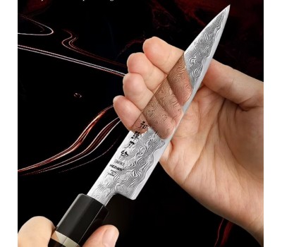 HEZHEN ZDP189 Damascus Petty, універсальний ніж, 141мм HEZHEN ZDP189 Damascus Petty, універсальний ніж, 141мм