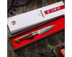 HEZHEN MS PRO Damascus Paring, овочевий ніж, 93мм-foto2