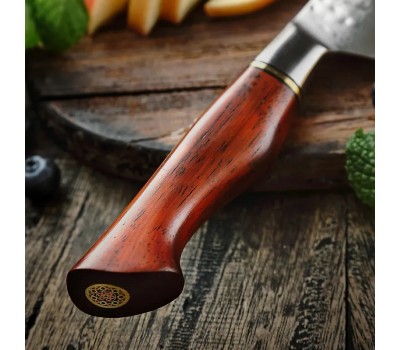 HEZHEN Master series PRO Damascus Paring, овочевий ніж, 93мм HEZHEN Master series PRO Damascus Paring, овочевий ніж, 93мм