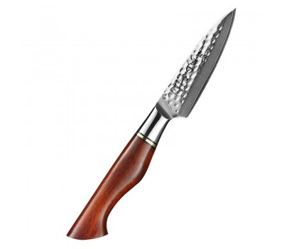 HEZHEN Master series PRO Damascus Paring, овочевий ніж, 93мм HEZHEN Master series PRO Damascus Paring, овочевий ніж, 93мм