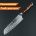 Xinzuo Yu Damascus Сантоку ніж 176 mm