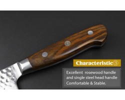 Xinzuo Yun Damascus Utility knife 150мм-foto6