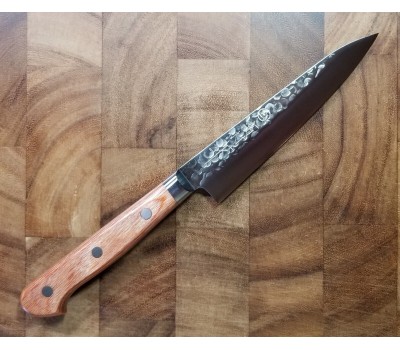 Takamura Tsuchime Chromax японский поварской нож Petty 130mm