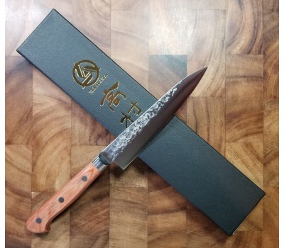 Takamura Tsuchime Chromax японский поварской нож Petty 130mm
