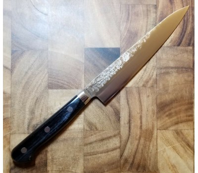 Takamura Tsuchime (Hammered)  VG10 японский универсальный нож  (Petty) 150 мм