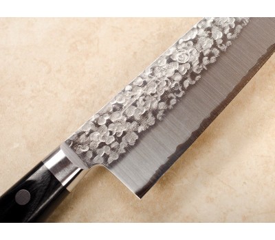 Takamura Tsuchime (Hammered) VG10 японский поварской нож Шеф (Gyuto) 210 мм