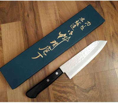 Takamura Chromax Pakka японський кухарський ніж Santoku 170mm