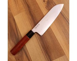 Takanori Izumi AUS-10M damascus сантоку ніж 170 мм