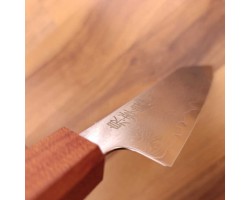 Takanori Izumi AUS-10M damascus універсальний ніж 125 мм-foto4