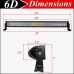 Люстра світлодіодна 32 "300W 6D CREE Пряма