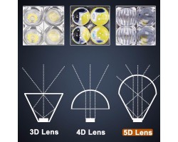Люстра світлодіодна 42 "560W 5D CREE Пряма-foto6