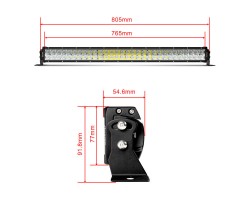 Люстра світлодіодна 32 "720W CREE Пряма-foto3