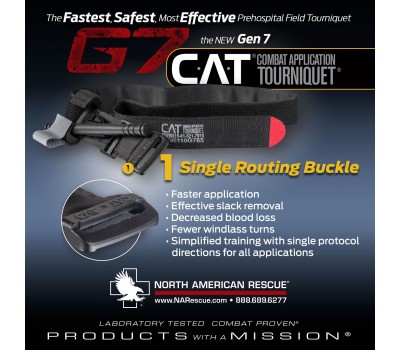Турнікет CAT (кровоспинний джгут) North American Rescue Gen 7 Турнікет CAT (кровоспинний джгут) North American Rescue Gen 7