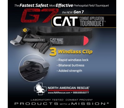 Турнікет CAT (кровоспинний джгут) North American Rescue Gen 7 Турнікет CAT (кровоспинний джгут) North American Rescue Gen 7