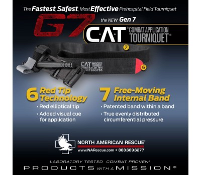 Турнікет CAT (кровоспинний джгут) North American Rescue Gen 7 Турнікет CAT (кровоспинний джгут) North American Rescue Gen 7
