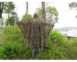 Накидка - пончо Лісовий камуфляж 3D-foto3