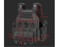Плитоноска Molle Plate Carrier Vest с подсумками-foto2