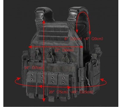 Плитоноска Molle Plate Carrier Vest с подсумками