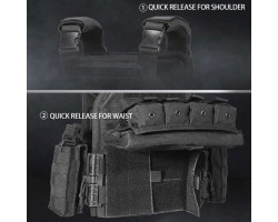 Плитоноска Molle Plate Carrier Vest с подсумками-foto6