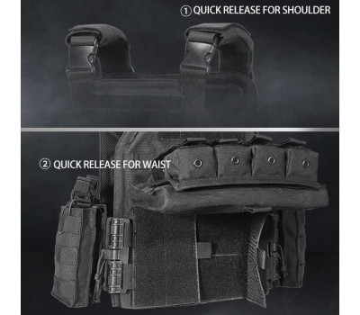Плитоноска Molle Plate Carrier Vest с подсумками