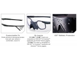 Защитные очки ESS Ice 2.4+™ (3 стекла) США -foto5