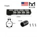 Цівка тактична для AR15 15 дюймів Picatini M-LOK QD Aluminum 6000 series Key-Arma