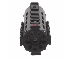 Цівка Carbon Fiber 7 "Handguard Rail Mount-foto3